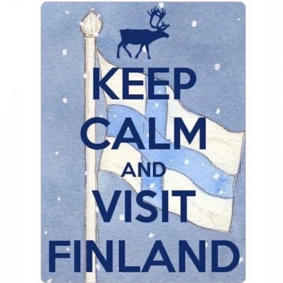 Keep Calm and Visit Finland Magnet 🇫🇮 - Picture 4 of 4